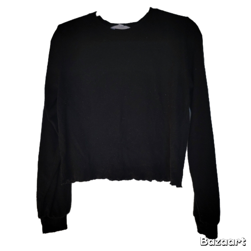 BB Dakota Womens S Small Black Crew Neck Sweater
